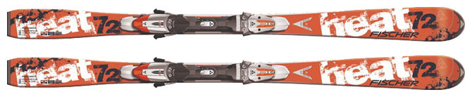 Горные лыжи - Fischer HEAT 72 RAILFLEX SP
