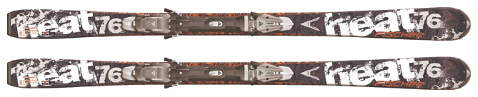 Горные лыжи - Fischer HEAT 76 RAILFLEX SP