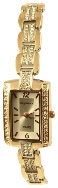 Наручные часы - Спутник Л-99503/6 бел.+сталь кам.