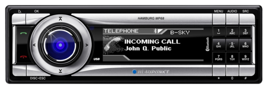 Автомагнитолы - Blaupunkt Hamburg MP68