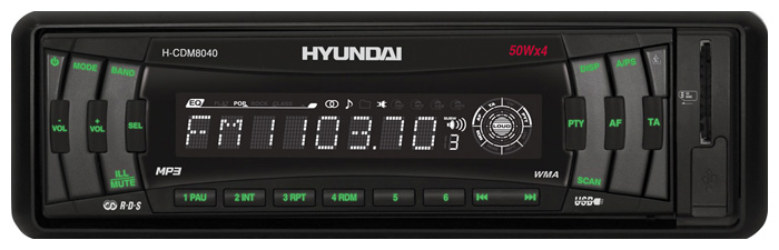 Автомагнитолы - Hyundai H-CDM8040