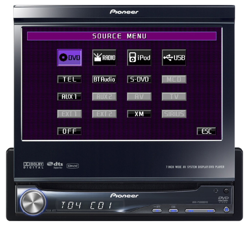 Автомагнитолы - Pioneer AVH-P5900DVD