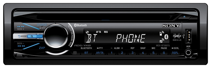 Автомагнитолы - Sony MEX-BT3807U