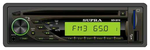 Автомагнитолы - Supra SCD-301U