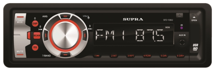 Автомагнитолы - Supra SFD-106U