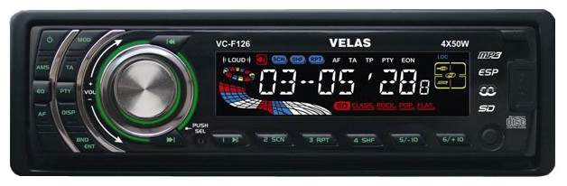 Автомагнитолы - VELAS VC-F126