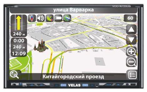 Автомагнитолы - VELAS VDD-N720UB