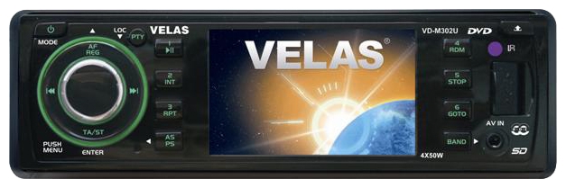 Автомагнитолы - VELAS VD-M302U