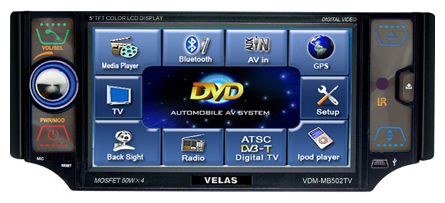 Автомагнитолы - VELAS VDM-MB502TV