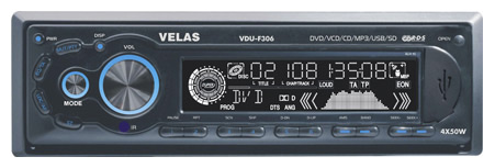 Автомагнитолы - VELAS VDU-F306