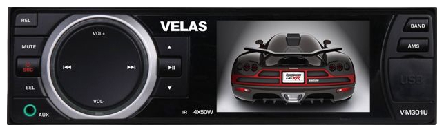 Автомагнитолы - VELAS V-M301U