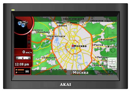 GPS-навигаторы - Akai PNS-351DM
