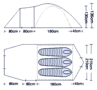 Campack Tent Breeze Explorer 3