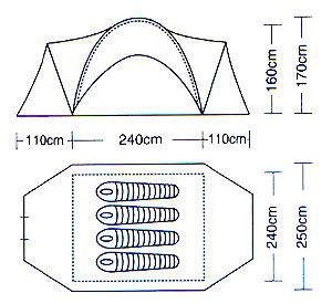 Campack Tent C-7701