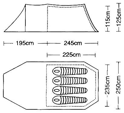 Campack Tent T-4101