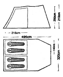 Campack Tent Т-4305