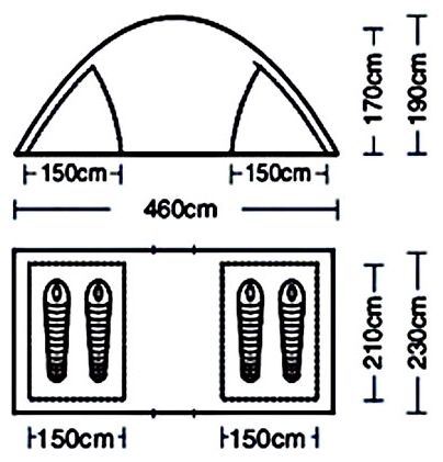 Campack Tent Travel Voyager 4