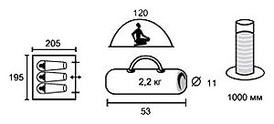 TREK PLANET Lite Dome 3
