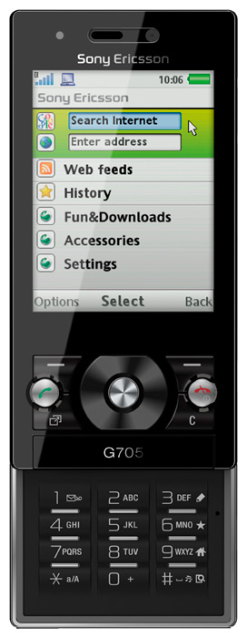 Телефоны GSM - Sony Ericsson G705